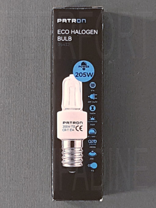 HALOGEN BULB LAMP 205W E14 230V