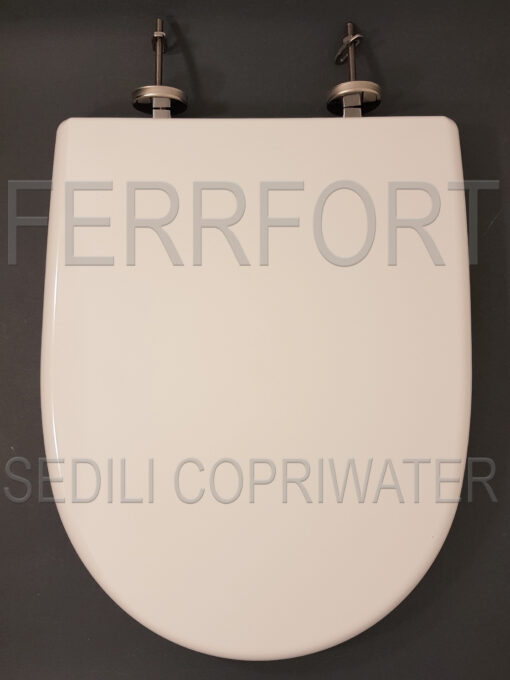 SEDILE COPRIWATER PRATICA AZZURRA SOFT CLOSE IN TERMOINDURENTE DUROPLAST BIANCO