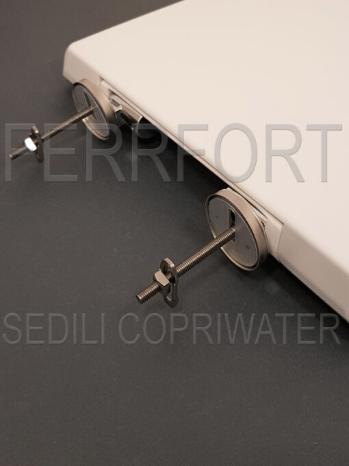 SEDILE COPRIWATER PRATICA AZZURRA SOFT CLOSE IN TERMOINDURENTE DUROPLAST BIANCO