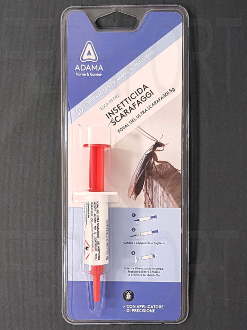 FOVAL GEL INSECTICIDE FOR COCKROACHES SYRINGE