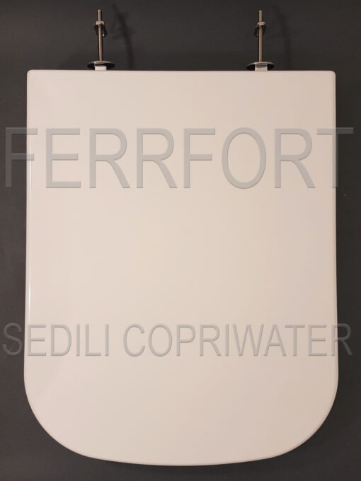 SEDILE COPRIWATER TERMOINDURENTE DUROPLAST STONE 53-56 GLOBO CERNIERE SOFT CLOSE BIANCO