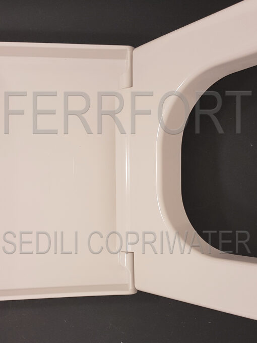 SEDILE COPRIWATER TERMOINDURENTE DUROPLAST STONE 53-56 GLOBO CERNIERE SOFT CLOSE BIANCO