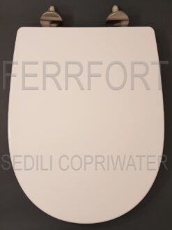 TOILET SEAT 4 ALL GLOBO SOFT CLOSE HINGES THERMOSETTING DUROPLAST WHITE