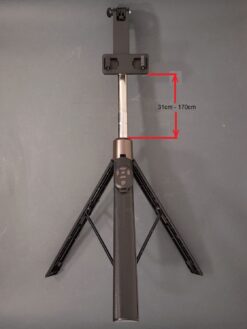 TRIPOD 170 CM FOR SMARTPHONE AND SELFIE STICK WITH REMOTE CONTROL